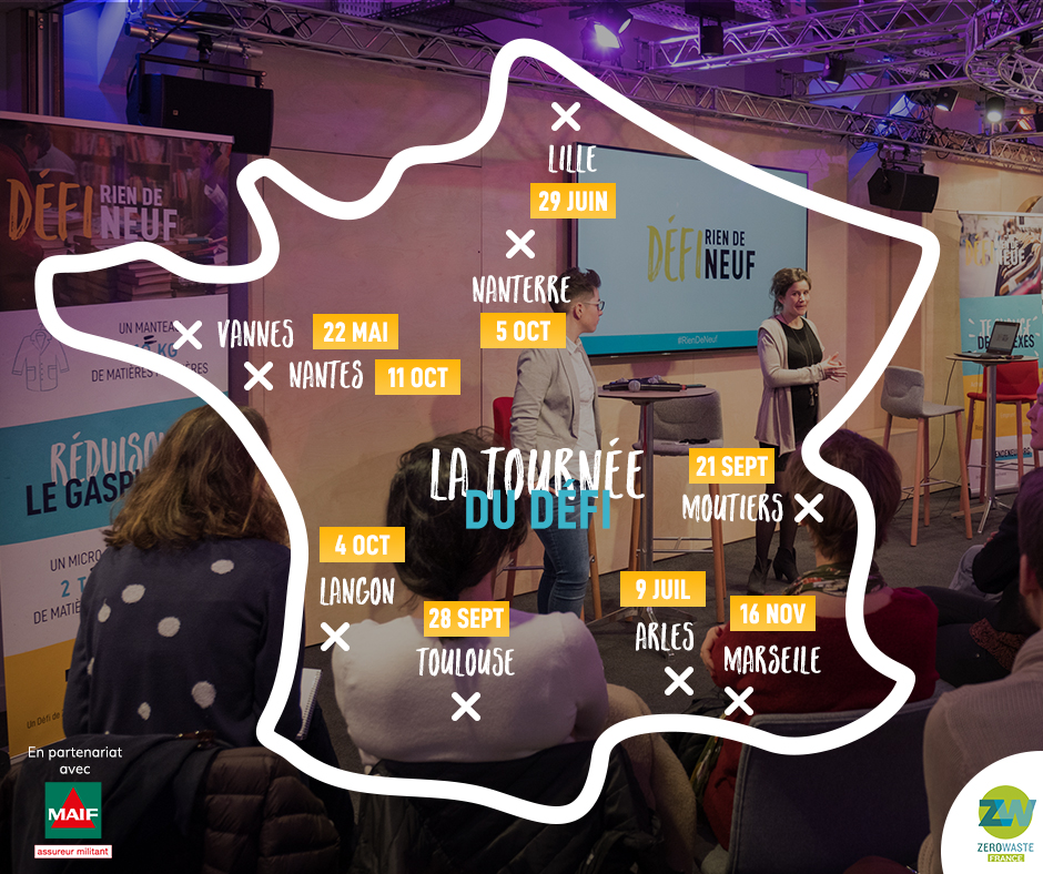 Carte de la tournée